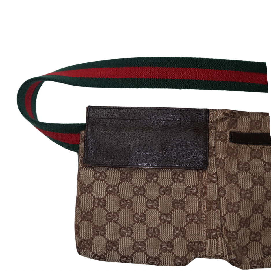 Gucci monogram bum bag