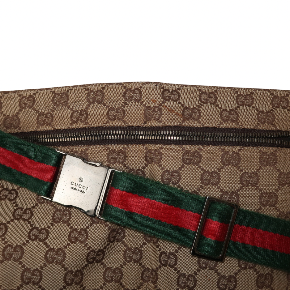 Gucci monogram bum bag