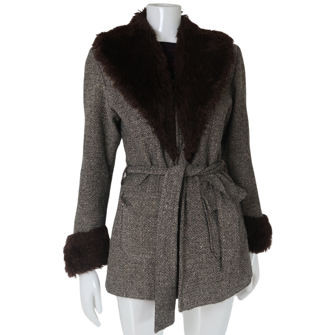 Vintage Afghan tweed coat