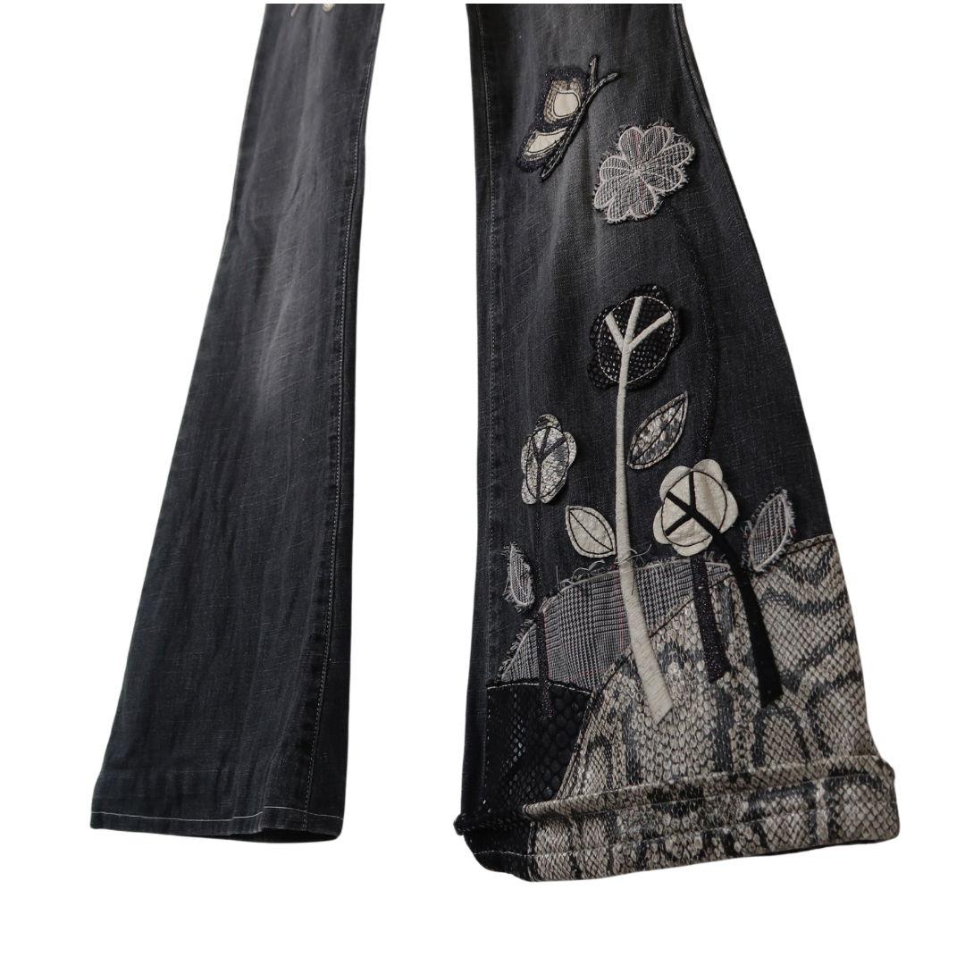 Miss sixty embroidered jeans
