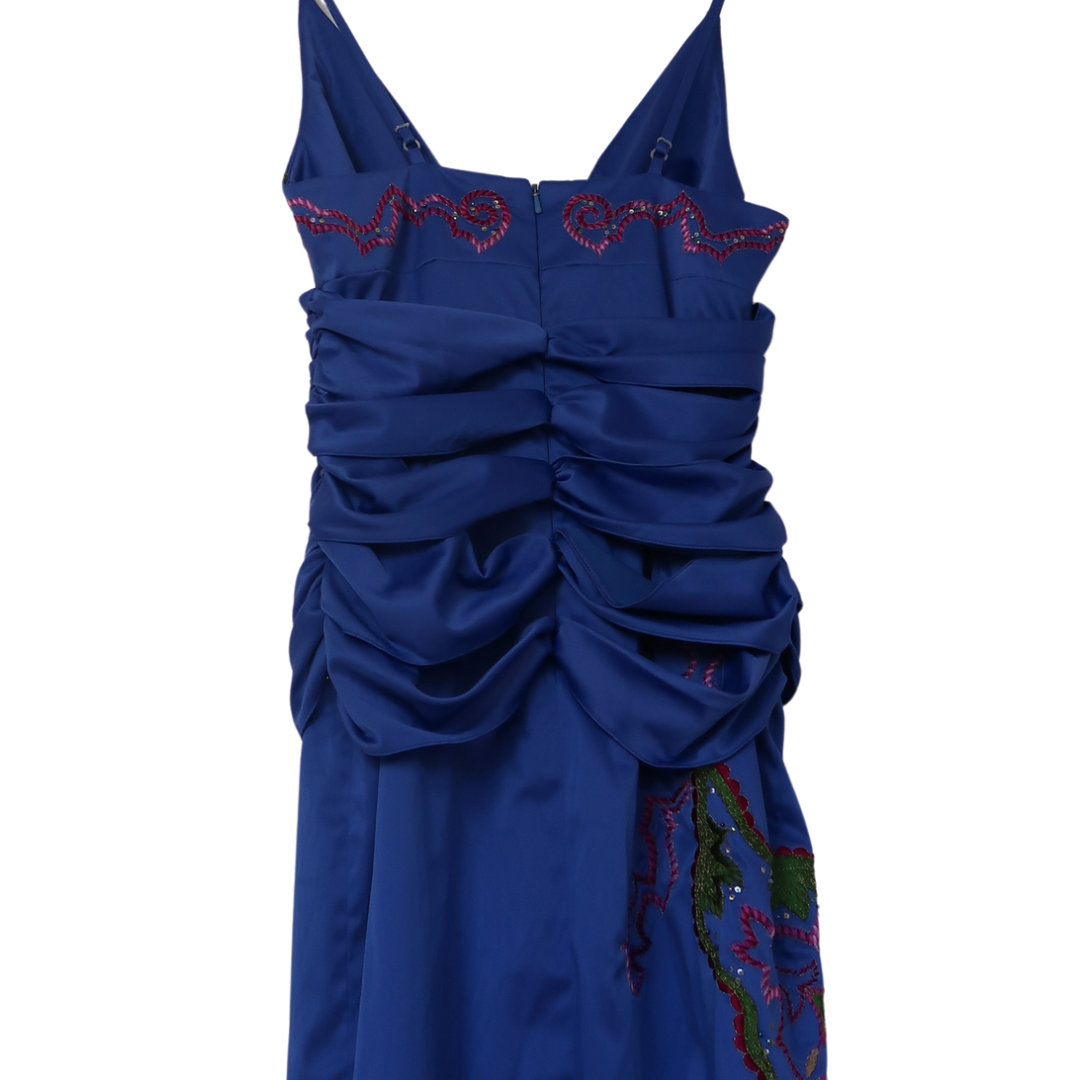 After 6 embroidered and beaded dress