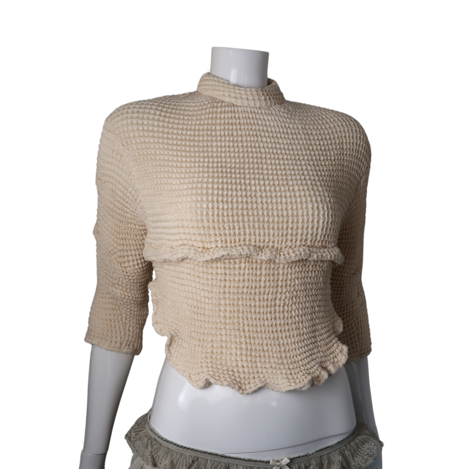 A.W.A.K.E mode knitted cropped jumper