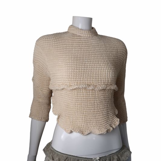 A.W.A.K.E mode knitted cropped jumper