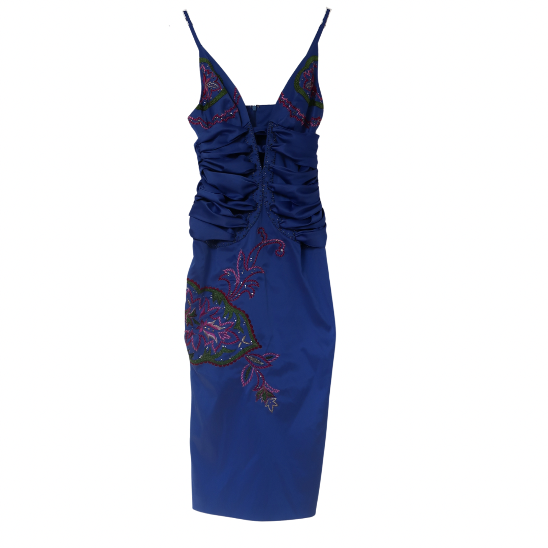 After 6 embroidered and beaded dress