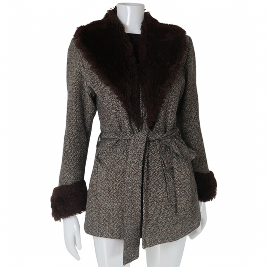 Vintage Afghan tweed coat